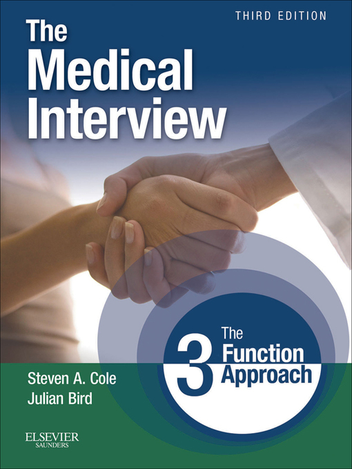 Title details for The Medical Interview by Steven A. Cole - Available